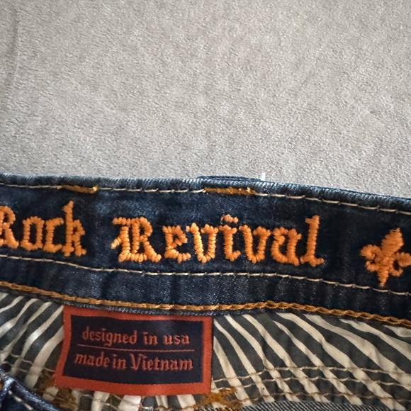Rock Revival Dark Blue Boot Cut Jeans - Picture 5 of 10